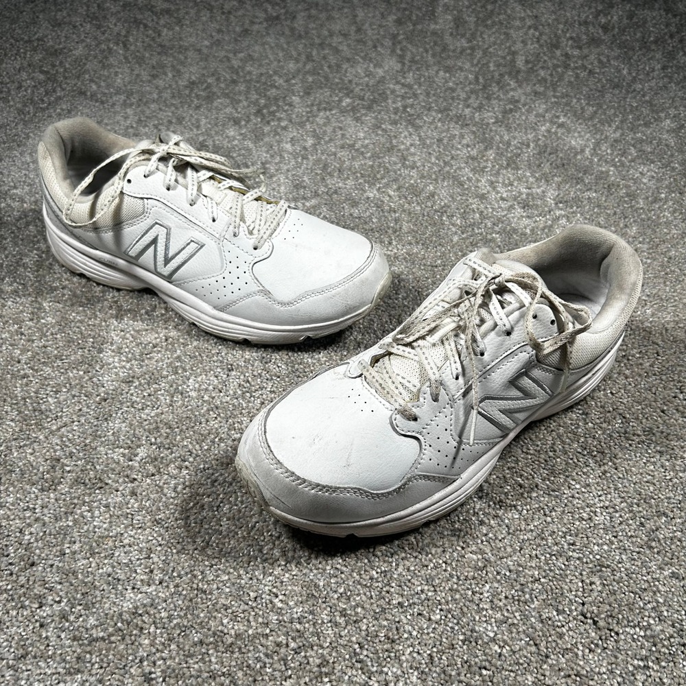 New Balance 411 v1 Walking Shoes White Silver WA411LW1 Mens 10.5 - Picture 2 of 8